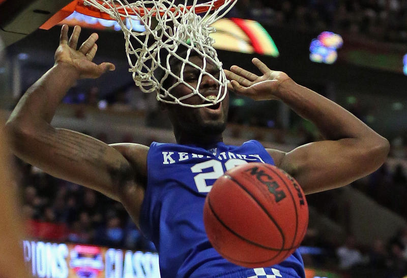 Illustration for article titled Oh God, Alex Poythress Caught His Teeth In The Net